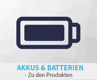 Akkus & Batterien finden Sie hier